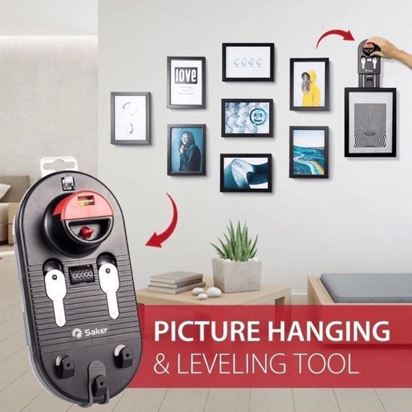Saker Wall Decor Picture Photo Frame Art Hanging Leveling Tool Kit